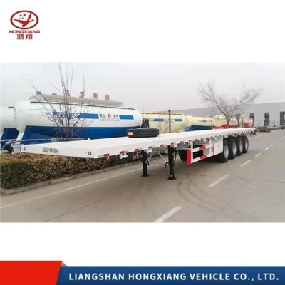 Multi-link Type Medium Duty Flatbed Semi Trailer for Tractor Head Multi-functional