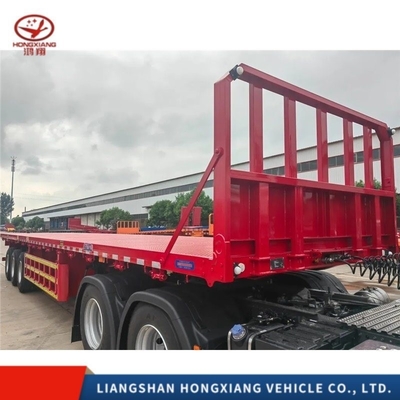 Multi-link Type Medium Duty Flatbed Semi Trailer for Tractor Head Multi-functional