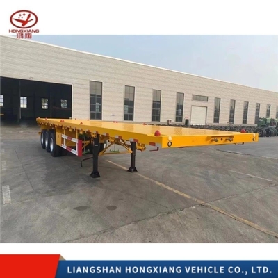 Multi-link Type Medium Duty Flatbed Semi Trailer for Tractor Head Multi-functional