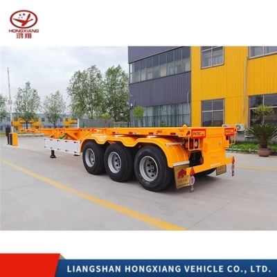 Multi-link Type Medium Duty Flatbed Semi Trailer for Tractor Head Multi-functional