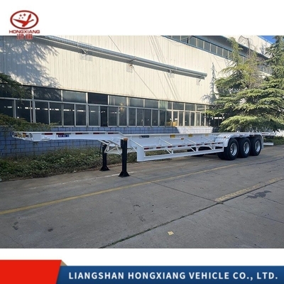 Multi-link Type Medium Duty Flatbed Semi Trailer for Tractor Head Multi-functional