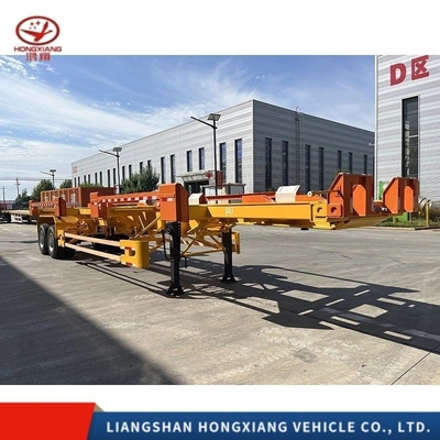 Multi-link Type Medium Duty Flatbed Semi Trailer for Tractor Head Multi-functional