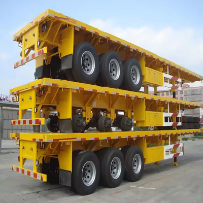 Ouyang Jude Customized Cross Arm Type Suspension Container Skeleton Transport Semi-Trailer