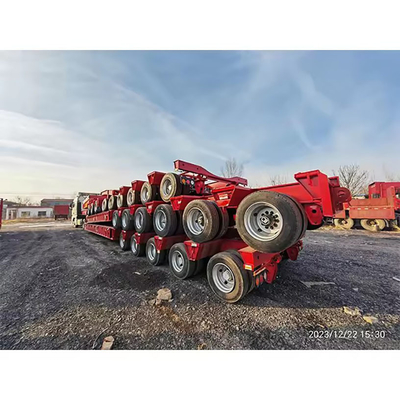 Light Duty Van-type 2/3 Axles 20-40-45FT Air Suspension Slider Skeletal Container Chassis Semi-Trailer