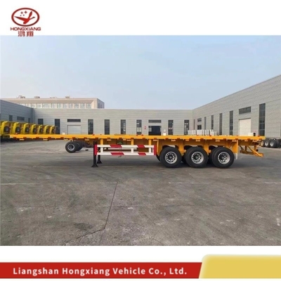 Customizable 35t-80t Three-Axle Tandem Skeleton Car Semi-Trailer for Customized Cargo