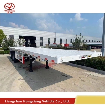 2 Axle 40FT Container Semi Trailer with Dual Line Braking System and Customization