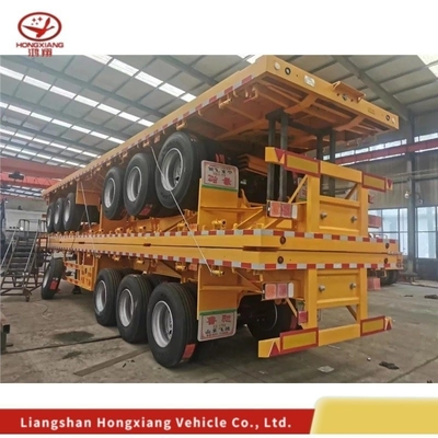 2 Axle 40FT Container Semi Trailer with Dual Line Braking System and Customization