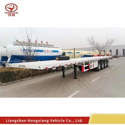 2 Axle 40FT Container Semi Trailer with Dual Line Braking System and Customization