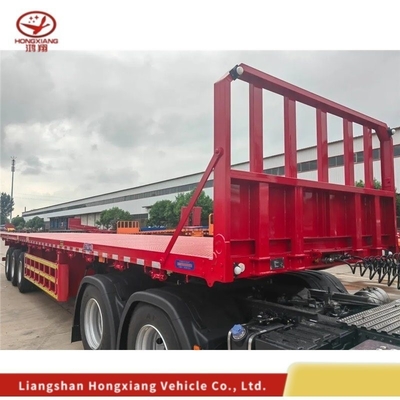 2 Axle 40FT Container Semi Trailer with Dual Line Braking System and Customization