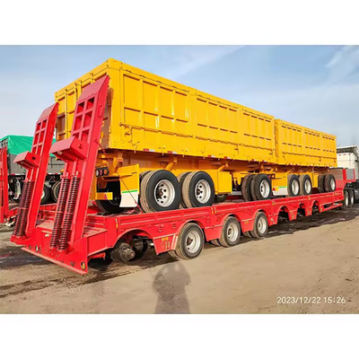 Cross Arm Type Suspension System Cimc Huajun Shipping Container Skeleton Semi-Trailer