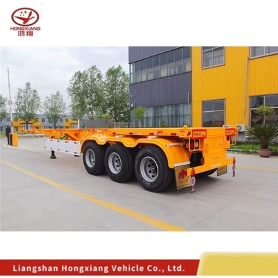 Multi-link Type 20FT 40FT 45FT Container Chassis Skeleton Skeletal Trailer for Medium Duty