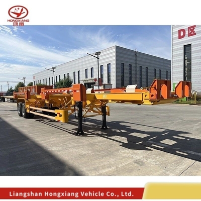 Multi-link Type 20FT 40FT 45FT Container Chassis Skeleton Skeletal Trailer for Medium Duty