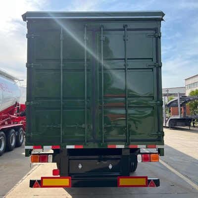 ABS Anti-lock Braking System 3 4-Axle Trailer Closed Cargo Transport with PVC Tarpaulin