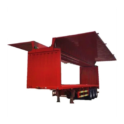 Camionette Light Spread Wing Open Steel Semi-Trailer Flying Wing Transport Vehicle