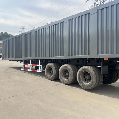 3/4 Axle Number Box Truck Half-Box Trailer with Cross Arm Type Suspension System