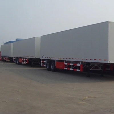 EHL9400TPB Dual Air Brake System Semi-Trailer for 's Hot 3-4 Box Express Transport