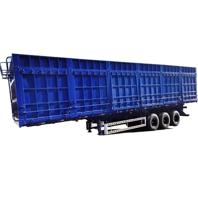 3-Axis 40-100 Tons Box Semi-Trailer Not Self-dumping 1 Year After-sales Service