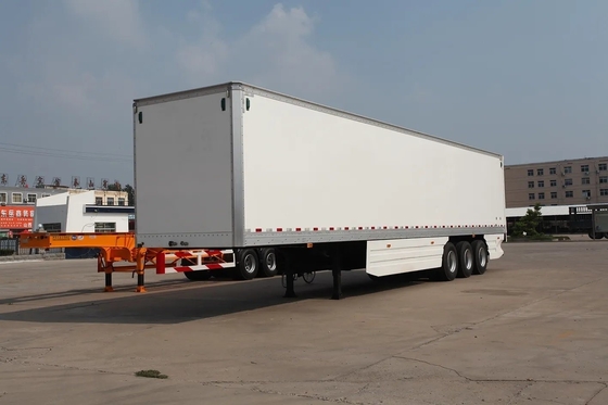 ABS Anti-lock Braking System 3/4 Axle Number Made Box/Van Logistics Transport Semi-Trailer