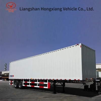 ABS Anti-lock Braking System 3/4 Axle Number Made Box/Van Logistics Transport Semi-Trailer