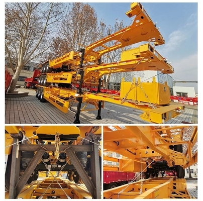 1 Year After-sales Service 40 Feet Container Chassis Truck Semi Trailer with Fuwa Axle