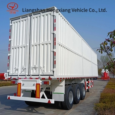 1 Year After-sales Service 40FT Dry Wing Van Semi Trailer with Leaf Spring Suspension
