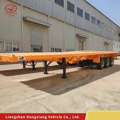 Skeleton Container Semi Trailer 2 3 Axle 20 40FT Skeleton Trailer with Customization