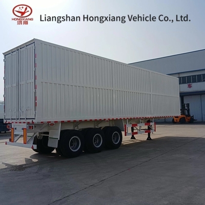 2/3 Axle 53 FT Dry Van Trailer with Dual Air Brake System and Aluminum Enclosed Cargo Box
