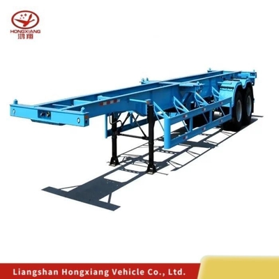 Customization 40FT Flatbed Skeleton Semi Trailer for Container Transportation