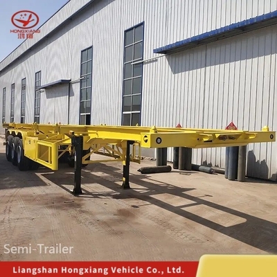 3 Axles 40FT Container Skeleton Chassis Semi Trailer for Easy Loading and Unloading
