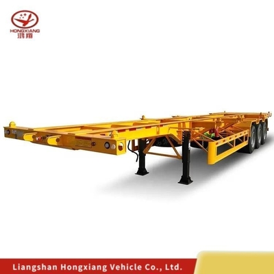 3 Axles 40FT Container Skeleton Chassis Semi Trailer for Easy Loading and Unloading