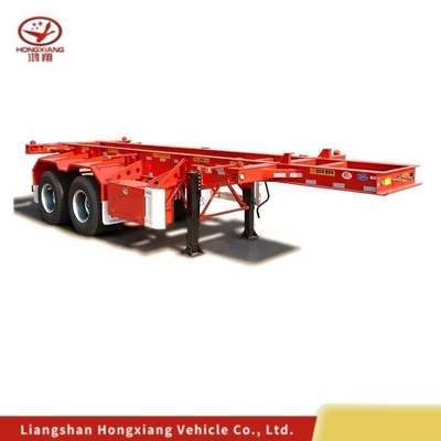3 Axles 40FT Container Skeleton Chassis Semi Trailer for Easy Loading and Unloading