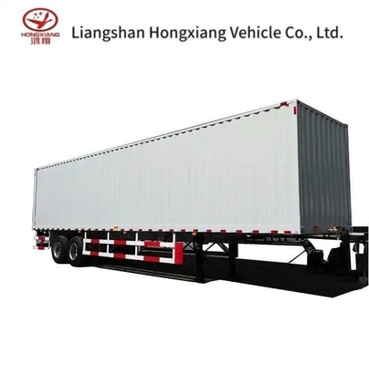 Van-type Semi Trailer for Long Vehicle Transportation Customization 40FT Cage Van Trailer