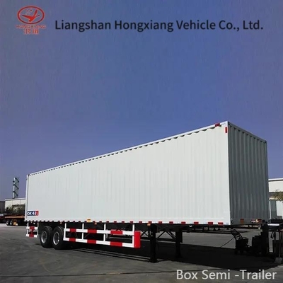 Side Curtain Van Semi Trailer with Dual Air Brake System and 60 Ton Weight Capacity