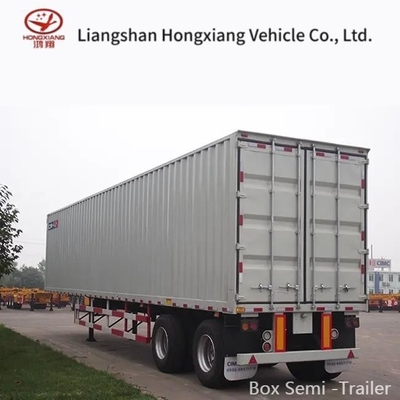 Side Curtain Van Semi Trailer with Dual Air Brake System and 60 Ton Weight Capacity