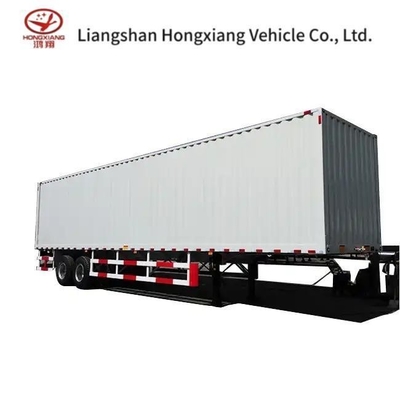 Side Curtain Van Semi Trailer with Dual Air Brake System and 60 Ton Weight Capacity