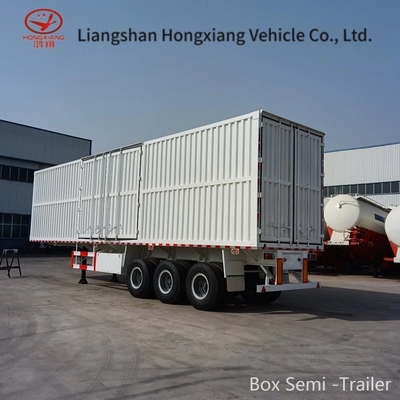 Side Curtain Van Semi Trailer with Dual Air Brake System and 60 Ton Weight Capacity