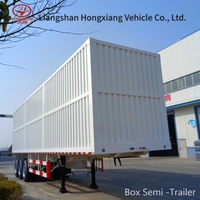 Side Curtain Van Semi Trailer with Dual Air Brake System and 60 Ton Weight Capacity