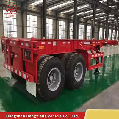 40FT Tri-Axle Container Skeleton Semitrailer Customization for Container Transport