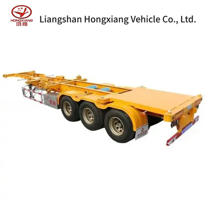 40FT Tri-Axle Container Skeleton Semitrailer Customization for Container Transport
