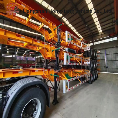 3 Axles Skeleton Semi-Trailer Container Trailer Advanced Container Transport Solution