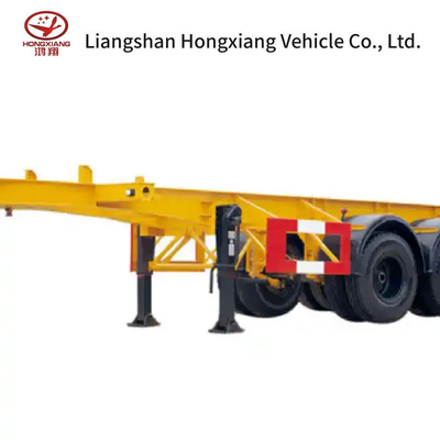 ABS Anti-lock Braking System Extendable Sliding Mobile Container Skeleton Semi-Trailer