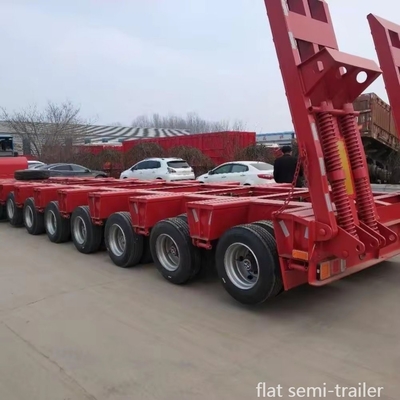 50 Tons Flat Deck Trailer 20FT 40FT 45FT 53 Foot Container Chassis Flatbed Semi Trailer