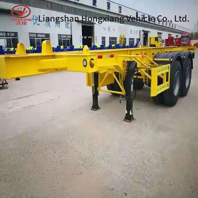 Skeleton Chassis Semitrailer with 8sets Twist Locks Grade Medium Duty Customization