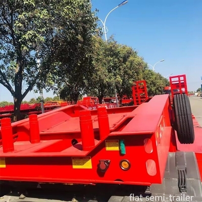 Building Materials and Agricultural Equipment 13m Trailer Flat Bed with 8.12.16 Tires