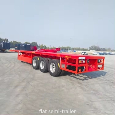 Not Self-dumping 40ft Flatbed Platform Truck Trailer with 1 Year After-sales Service