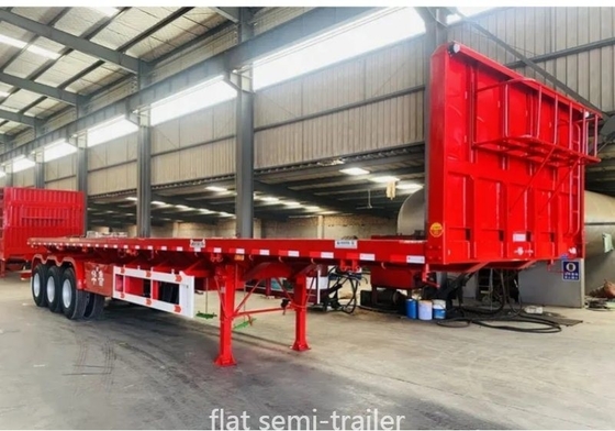 Not Self-dumping 40ft Flatbed Platform Truck Trailer with 1 Year After-sales Service