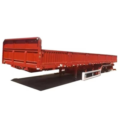 Cross Arm Type 3/4/5 Axles 60 Ton 40FT Trailer Container Truck Flat Bed Semi Trailer