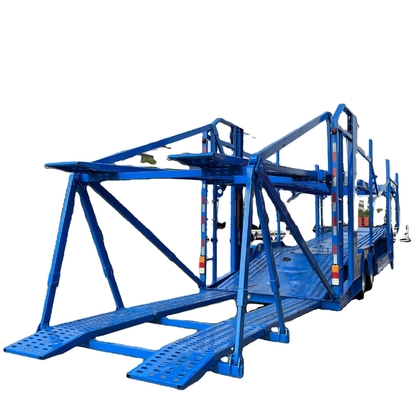 2/3 Axle Double Floor Steel Chassis Auto Vehicle Transporter for Heavy Duty Transport