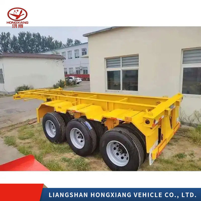 Colour Gooseneck Extendable Chassis Trailer for Medium Duty Grade That Can Be Extended