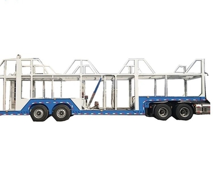 Candle Type Suspension Systems 2 Axle Small Car Transport Semi Trailer for Light Duty